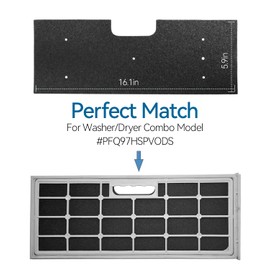 WH01X35719 Lint Filter - Compatible with GE Profile Washer Dryer Combo (Model PFQ97HSPVDS) - 4-Pack Replacement