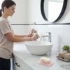 vinsiora Draining Soap Dish Pink Crystal Holder, Self Draining Bar