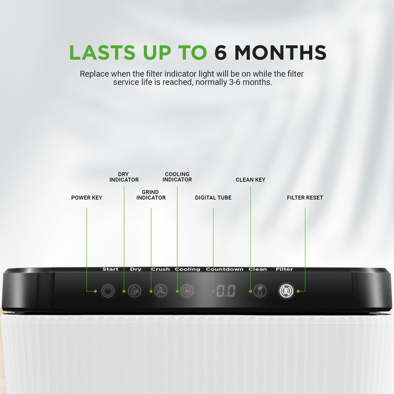 Nutrichef Replacement Composter Filter - Replace Your Nutrichef Electric Kitchen