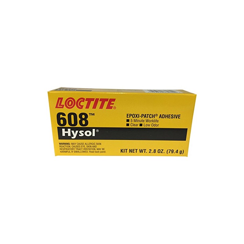 Loctite 398456 Clear 83082 608 Hysol High Strength Epoxy Adhesive,