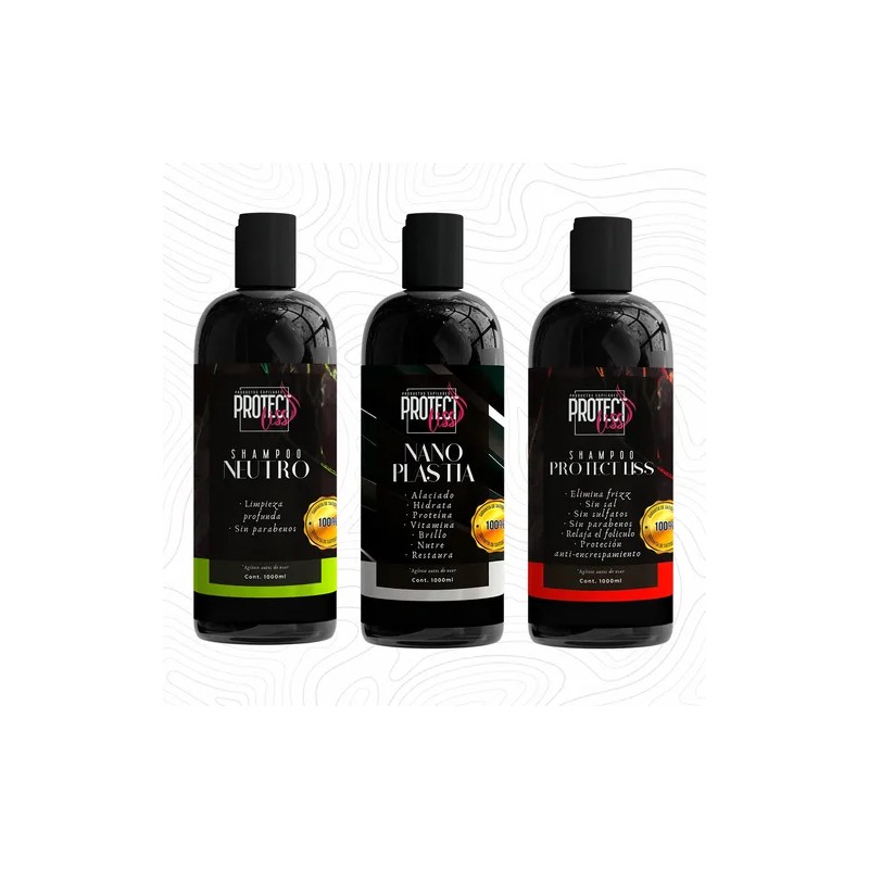 Nanoplastía + Shampoo Neutro Y Gratis Shampoo Post