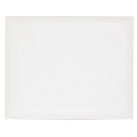 GraduationMall 8.5"x11" Smooth Padded Diploma Cover Certificate Holder White