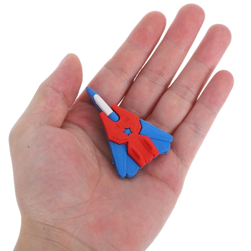 jojofuny 18Pcs Aircraft Erasers for Kids Assorted Mini Cute Erasers