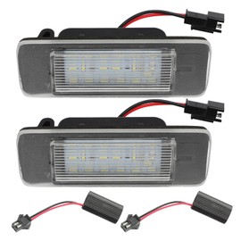 Anlseiod 2x License Plate Lights Astra J Zafira C License Plate Light for Opel Astra J Sports Tourer from 2010 Zafira C from 2012 Number Plate Light 1224006 13578958