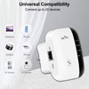 WiFi Extender Wireless Signal Range Booster, 300Mbps 2.4GHz Wi-Fi Repeater