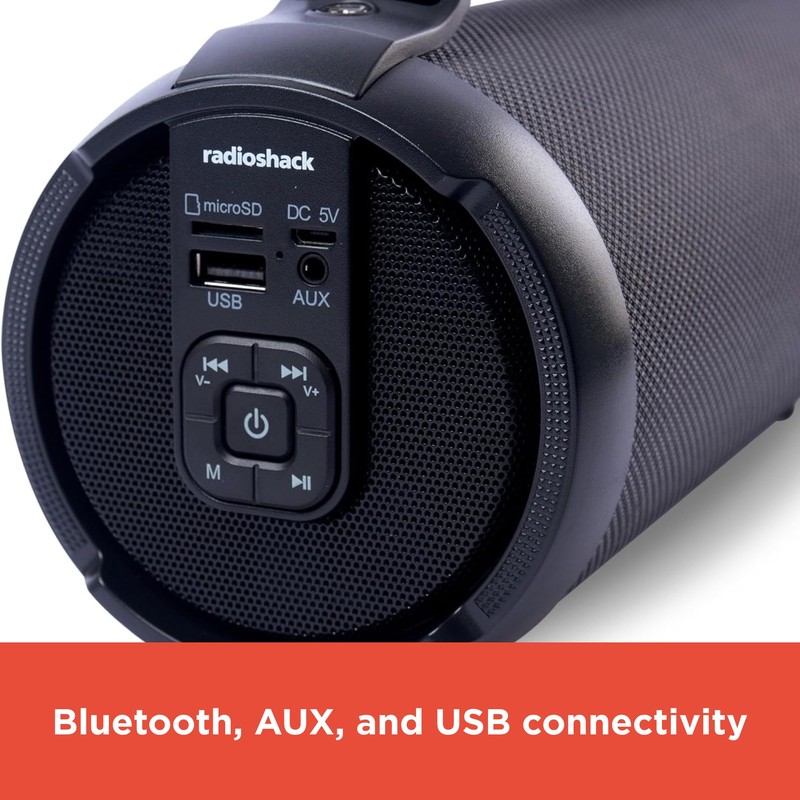 RadioShack True Wireless Outdoor Speaker, Black, 9W