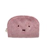 Miffy Round Pouch, Pink, Large Corduroy Series