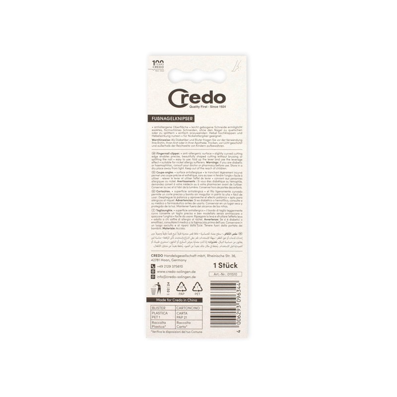 Credo Nagelknipser 82mm Chrom