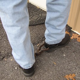 TG,LLC Treasure Gurus Nasty Nellie Cowboy Boot Jack Vintage Naughty Nelly Boot Scraper