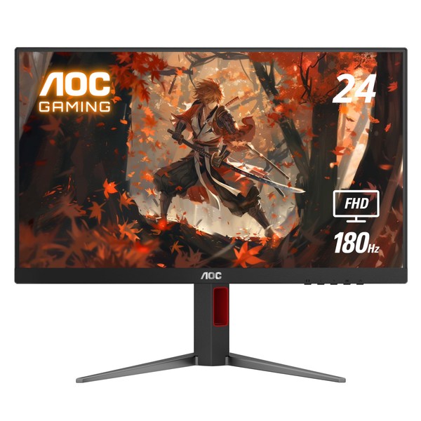 AOC 24G4 24" Gaming Monitor, Full HD 1920x1080 IPS Panel,