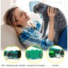 LATRAT 2 Stück Katzenhalsband, Anti-Strangulation, verstellbar, mit 2 Adressanhängern, für