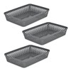 Glad Plastic Storage Basket Set - Multipurpose Drawer Trays, Kitchen
