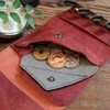 LITSTA Coin Wallet 3 Compact Wallet with Coin Holder Red