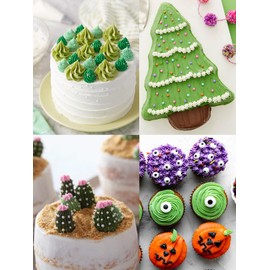 Small Star Piping Tips, Star Tip for Piping, Open Star Pastry Tips Set for Borders, Stars, Swirls, 11 Pcs