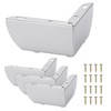 SUMNACON 4Pcs 5.5cm Metal Sofa Legs Furniture Feet Wardrobe Leg,