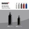 SIGG Traveller Black Water Bottle (1 L), Pollutant-Free and Leak-Proof