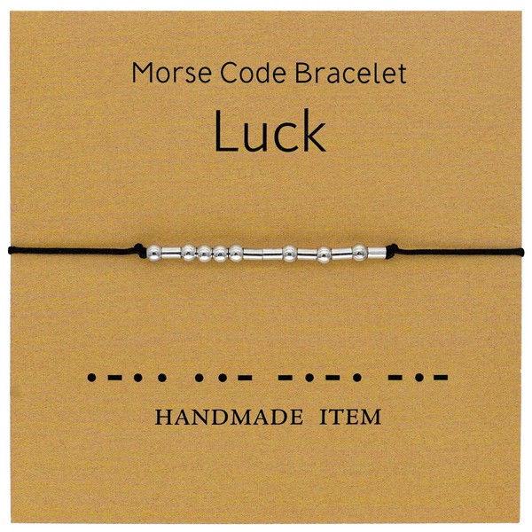 Tidefire Morsecode Bracelets for Women Men Secret Bangle Friendship Bracelet