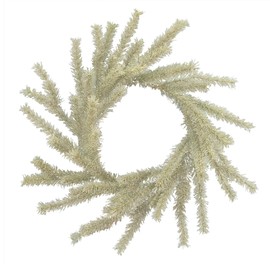 Vickerman Langford Fir Artificial Christmas-Wreaths, 30", White