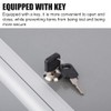 Wall Mount Mailbox, Lockable Secure Post Box, Letter Box for
