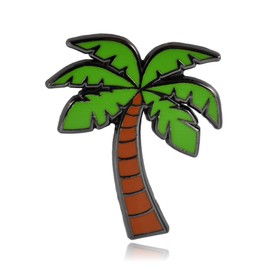 Clayton Jewelry Labs Palm Tree Hard Enamel Pin (Black)