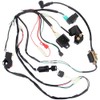 DKIIGAME Electric Start Engine Wiring Harness Coil CDI Solenoid Relay