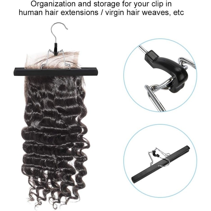 Organización de pelucas Estuche de almacenamiento, Extensiones de cabello Bolsa