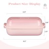 Enameled Cast Iron Loaf Pan with Lid, Dutch Oven Bread