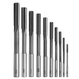 POWERTOOL HSS Reamer, Straight Shank Hand Reamers 10Pcs (3-12mm) H7 Durable HSS Reamer Set