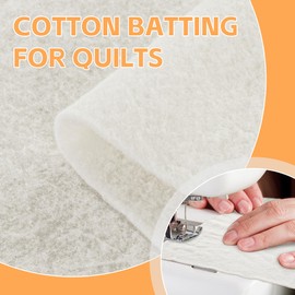 BALAPET Premium Cotton Quilt Batting, Extra Large Weight Batting Roll for Upholstery Stuffing Blankets and Quilting, Sewing, Craft Supplies(48in*60Yd)