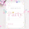 Princess Party Invitations Pink Girls Party Invites x10
