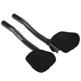 Eacam Bike Bars - 31.8mm Aluminum Alloy Armrest Aero Bar for Road Bike Bicycle Racing, TT Handlebar Clip on Relaxation Triathlon Handlebars