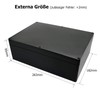 Therlan Junction Box Black Waterproof IP65, Electronic Housing Junction Box