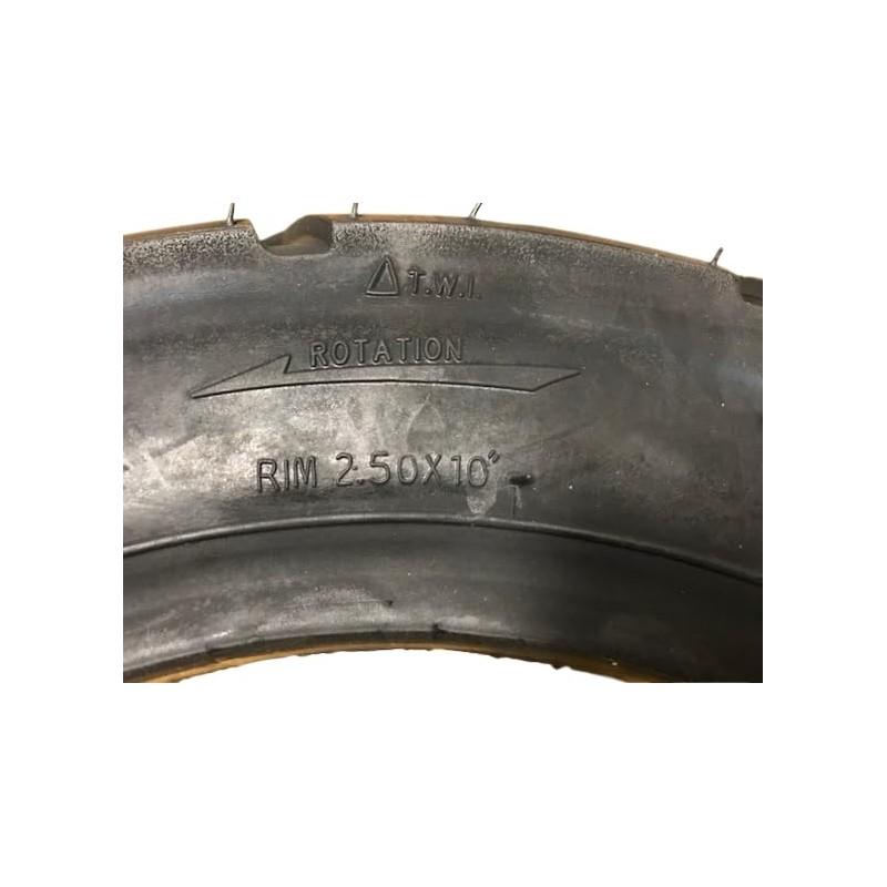 2 x all-weather scooter tyre set, 90/90-10 TL, 1 x