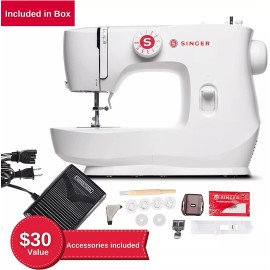 SINGER MX60 Lightweight & Portable Sewing Machine w/ Accessory Kit & Foot Pedal