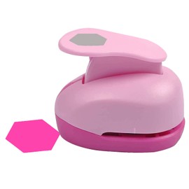 Hexagon Paper Punch 3 Inch - Large Punch for Paper Crafts Hexagon Hole Paper Punchers for Cardstock, Gift Wrapping, Greeting Cards and Scrapbook