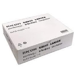 Ricoh 409344 Type X Staple Refill Cartridge for use in The Ricoh C5300s Yield 25000 Pages in Retail Packaging