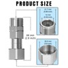 XENDY WASHER 2 Pack M22 14mm Stainless Steel Swivel Fitting,