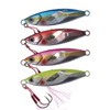 Sinking Fishing Lures, CREOASIS 4pcs 40g/60g/80g Metal Hard Spinner Fish