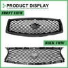 MATMACRO Gloss Black Grille For Infiniti Q50 Front Hood Upper
