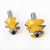 PROPRO Profession Tongue and Groove V-Notch 1 2 Shank Router