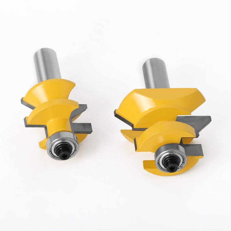 PROPRO Profession Tongue and Groove V-Notch 1 2 Shank Router