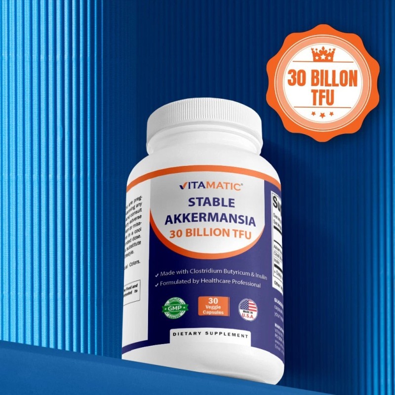 Vitamatic Akkermansia Muciniphila 30 B TFU + Clostridium Butyricum -