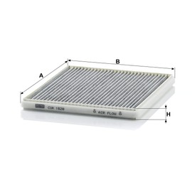 Original MANN-FILTER Interior Filter CUK 1828 – Pollen filter with active charcoal – For passenger cars