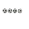 EVOTECH 4x Soccer Ball tire air valve stem cap wheel