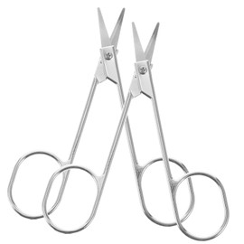 Healeved 6pcs Stainless Steel Eyebrow Scissors for Women Vibrissa Trimmers for Precise Shaping Easy to Use for Grooming and Styling