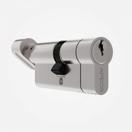 APECS 50T/45 Thumb Turn Euro Cylinder Lock, 95MM, 3 Keys,High Security for UPVC and Composite Doors