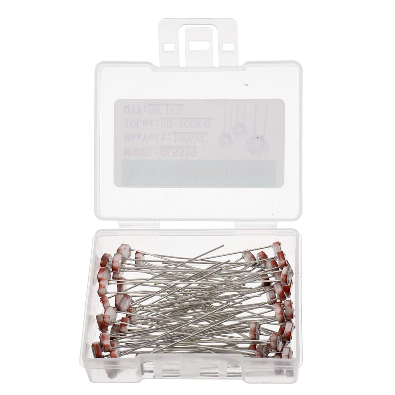 BOJACK Photoresistance 5 mm Photo Light Sensitive Resistor LDR GM5539
