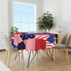 BZKIER Striped Tablecloth 4th of July Stars & Stripes Tabletop