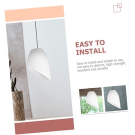 IWOWHERO Replacement Horseshoe Lamp Shade Cover Decorative Light Shade for Floor and Table Lamps Center Hole for Home Decor