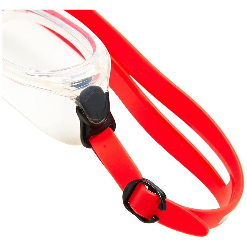 Speedo Unisex Kids Child Futura Classic Swimming Goggles, Lava Red/Clear,